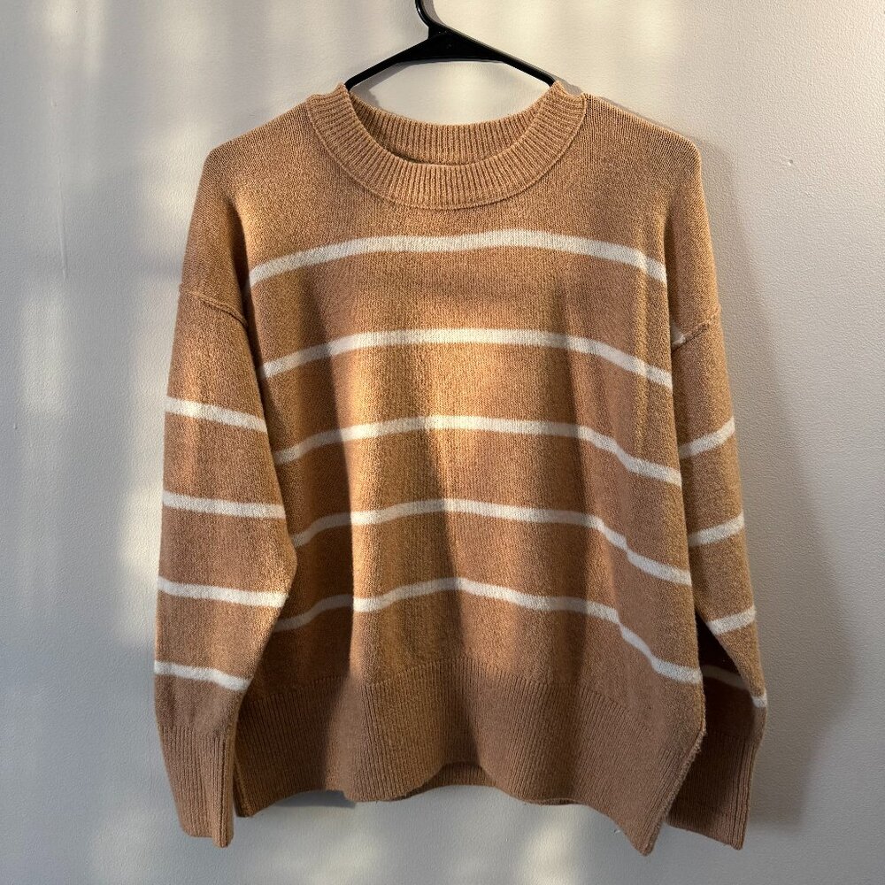 Pullover Colorblock Knit Sweater